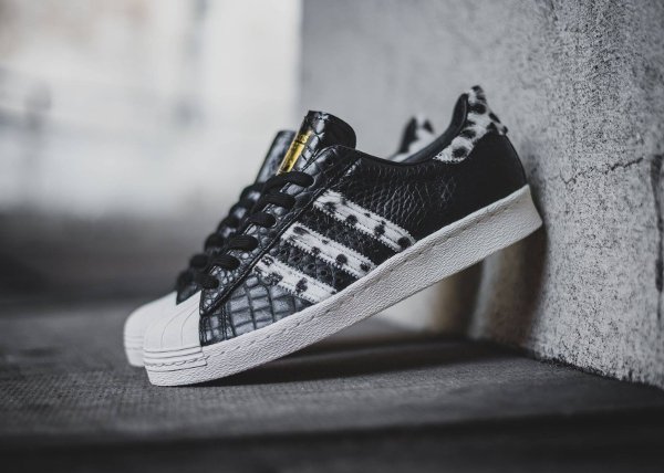 Adidas Superstar 80s Animal Core Black (1)