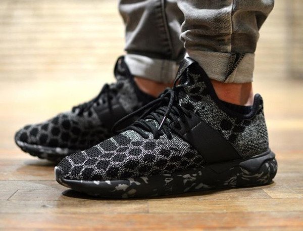 Adidas Tubular Runner Primeknit Black Snake - @hainejoy