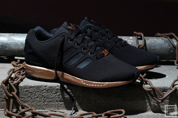 adidas zx flux femme black gold