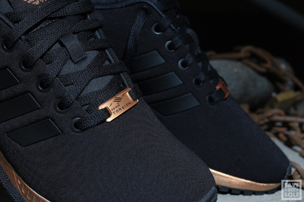 adidas zx flux rose gold et noir