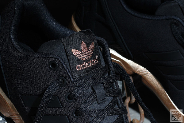 adidas originals zx flux black light copper metallic