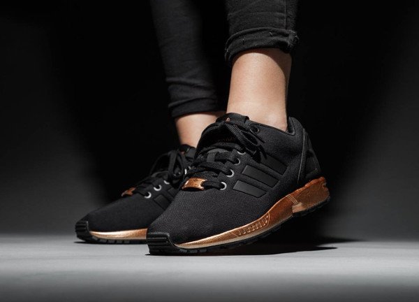 adidas originals zx flux copper black metallic