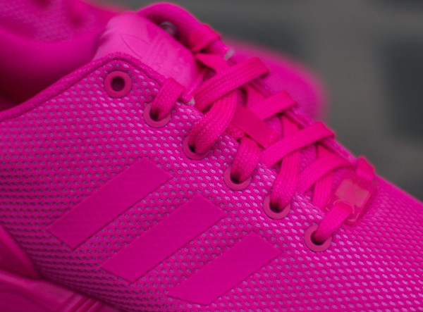 adidas zx flux rose fluo et noir