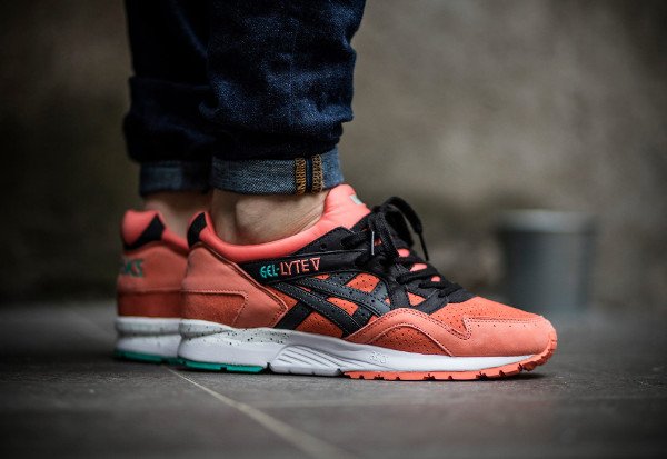 Asics Gel Lyte V Miami Coral Black pas cher