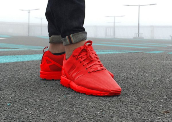 adidas zx flux pas cher rouge