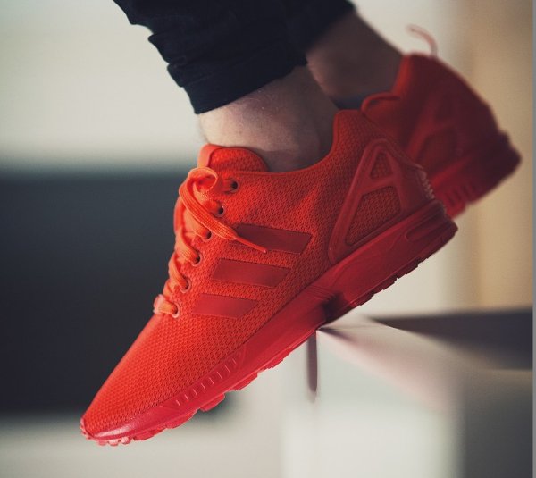 adidas zx flux rouge pas cher