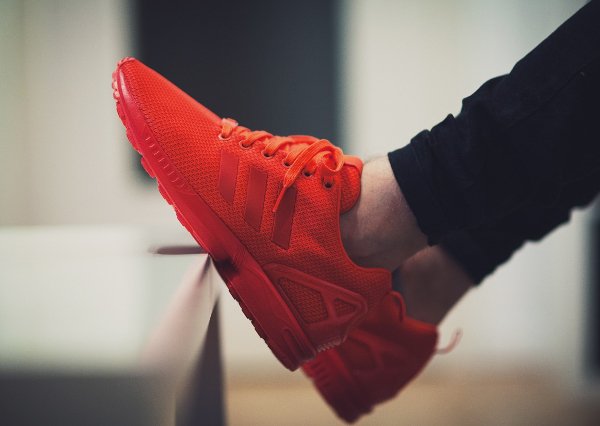 Basket Adidas ZX Flux Rouge Triple Red October pas cher (3)