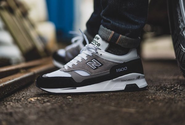 New Balance M 1500 KG Black Grey White pas cher (Made in England) (1)