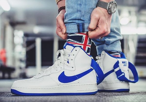 Nike Air Force 1 High Retro Game Royal - @iconicksoles