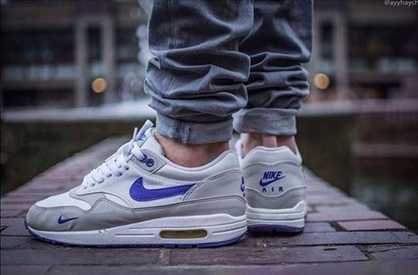 Nike Air Max 1 Grape - @ayyhaych (mini swoosh)