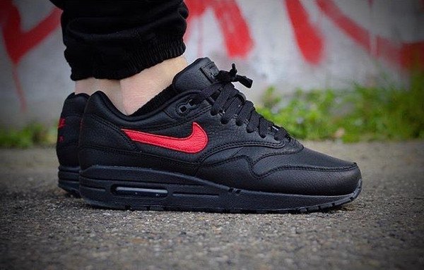 Nike Air Max 1 ID Black Crimson - @kicksssss