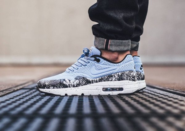 Nike Air Max 1 Ultra Moire Print Tropical Aluminum pas cher (1)