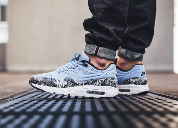 Nike Air Max 1 Ultra Moire Print Tropical Aluminum pas cher (2)