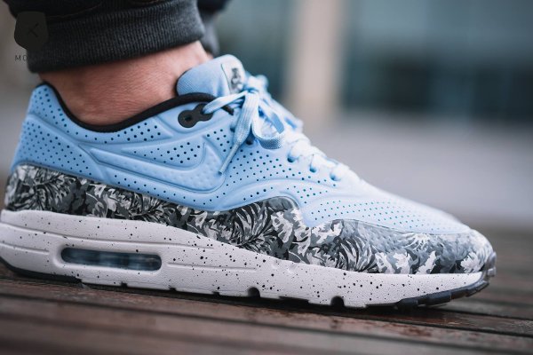 Nike Air Max 1 Ultra Moire Print Tropical Aluminum pas cher (5)