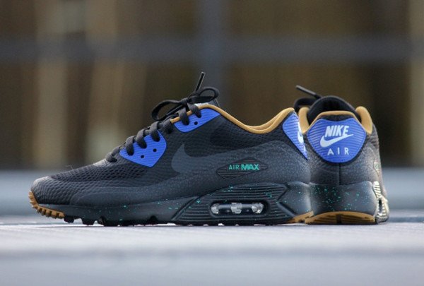 Nike Air Max 90 Ultra Essential Black Racer Blue (3)