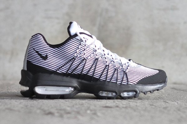 Nike Air Max 95 Ultra Jacquard White Black Metallic Silver (1)