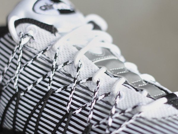 Nike Air Max 95 Ultra Jacquard White Black Metallic Silver (4)