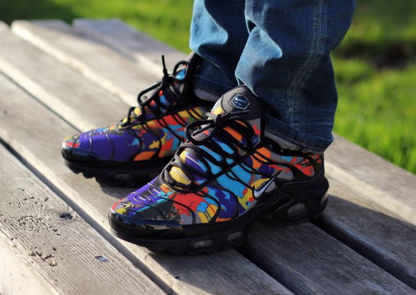 nike tn air max plus black multi