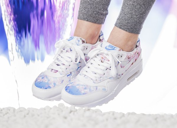 Nike Wmns Air Max 1 Print Floral Cherry Blossom Sakura pas cher (3)
