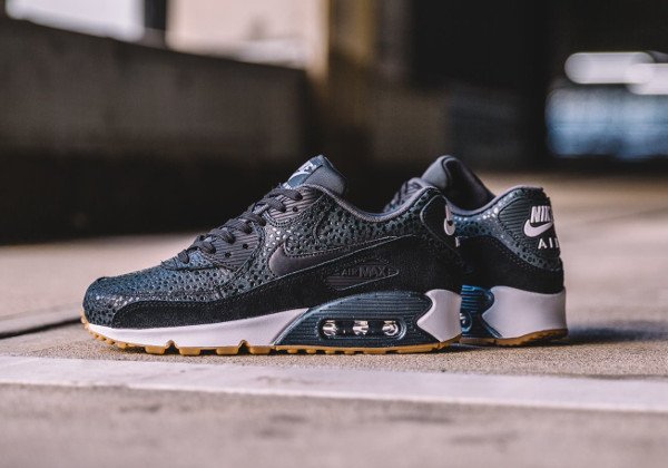 Nike Wmns Air Max 90 Premium Black Safari Gum (femme) (1)