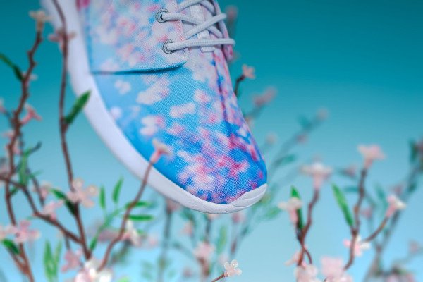 Nike Wmns Roshe One BLS Print Floral Cherry Blossom Sakura (3)