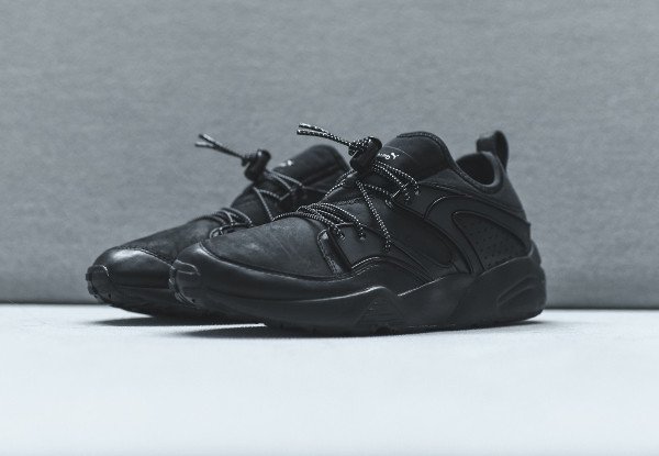 Stampd x Чоловічі кросівки puma suede black noire (1)