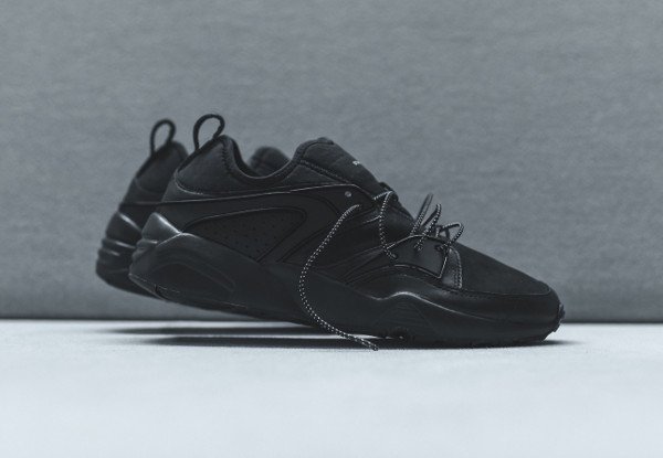 Stampd x Чоловічі кросівки puma suede black noire (5)