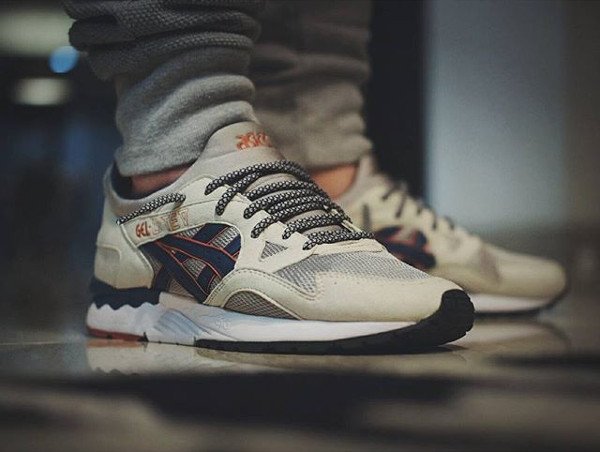 asics gel lyte v gris et bleu