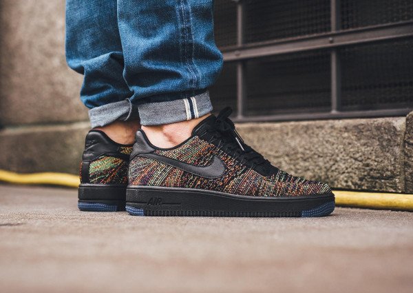 acheter Nike Air Force 1 Flyknit Low Multicolor pas cher (1)