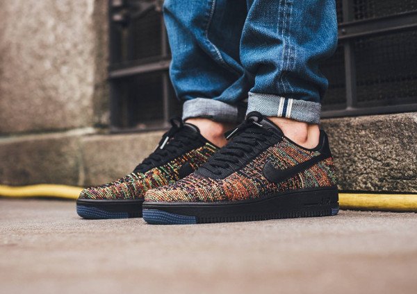 acheter Nike Air Force 1 Flyknit Low Multicolor pas cher (3)