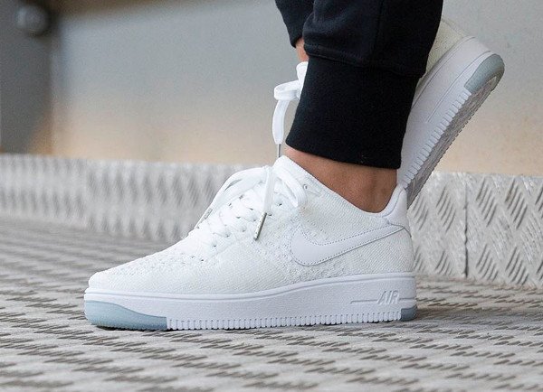 acheter Nike Air Force 1 Flyknit Low White Ice pas cher (1)