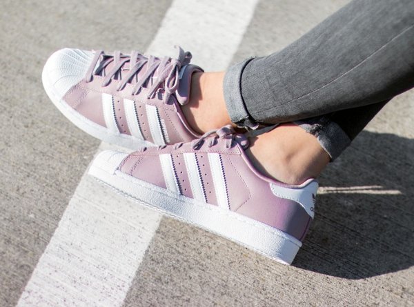 adidas superstar 80s rose pale