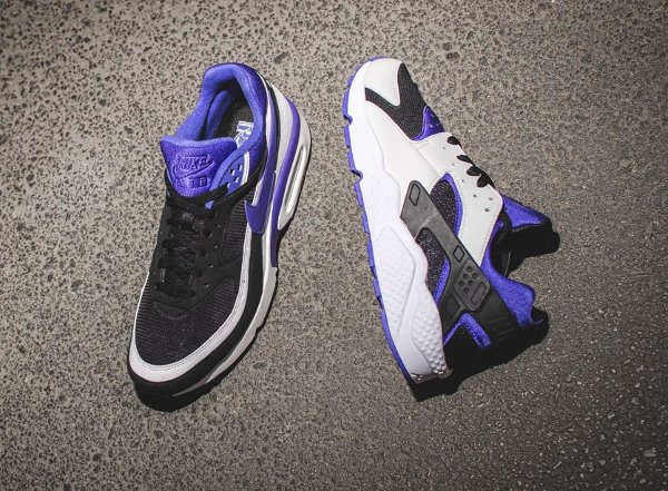 basket Nike Air Huarache x Air Max BW Persian Violet pas cher (2)