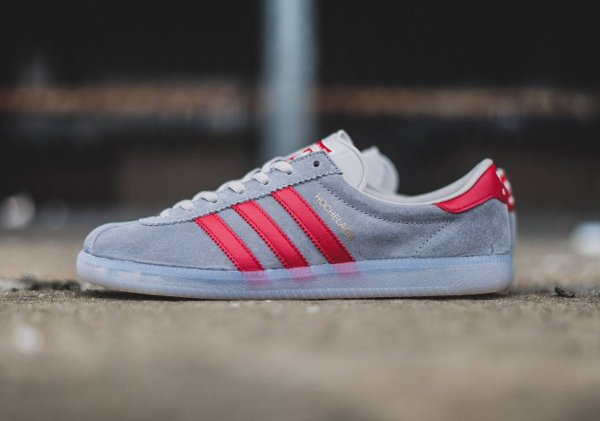 chaussure Adidas Hochelaga Spezial Light Onix Power Red (5)