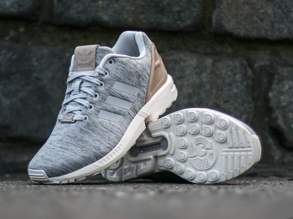 chaussure Adidas Originals ZX Flux Fleece Solid Grey homme (1)