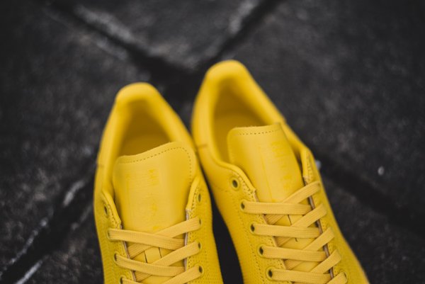 chaussure Adidas Stan Smith Adicolor jaune homme et femme (2)