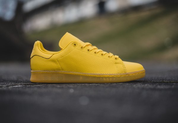 chaussure Adidas Stan Smith Adicolor jaune homme et femme (7)