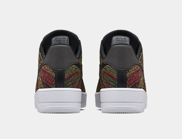 chaussure Nike Air Force 1 Low Ultra Flyknit SP Black Bright Crimson (2)