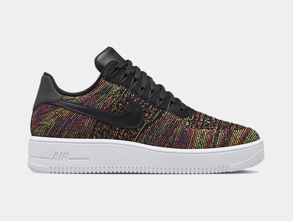 chaussure Nike Air Force 1 Low Ultra Flyknit SP Black Bright Crimson (4)
