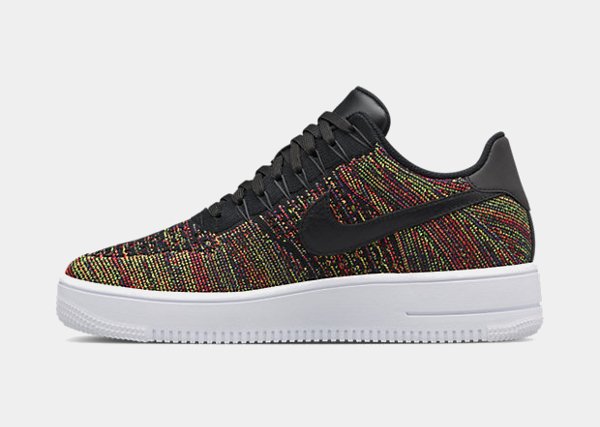 chaussure Nike Air Force 1 Low Ultra Flyknit SP Black Bright Crimson (6)
