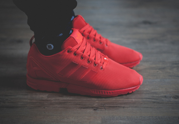 adidas zx flux triple red