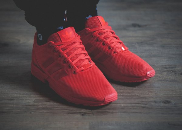 adidas zx flux triple red