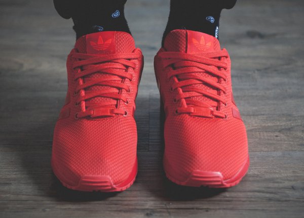 Adidas zx flux rouge pas best sale cher