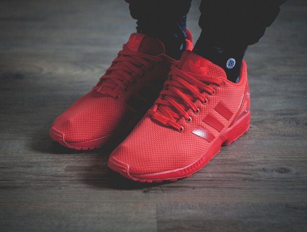 chaussure adidas zx flux triple red (5)