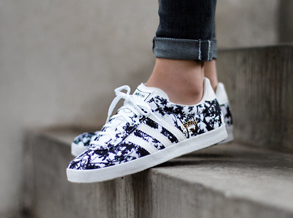 adidas gazelle og floral