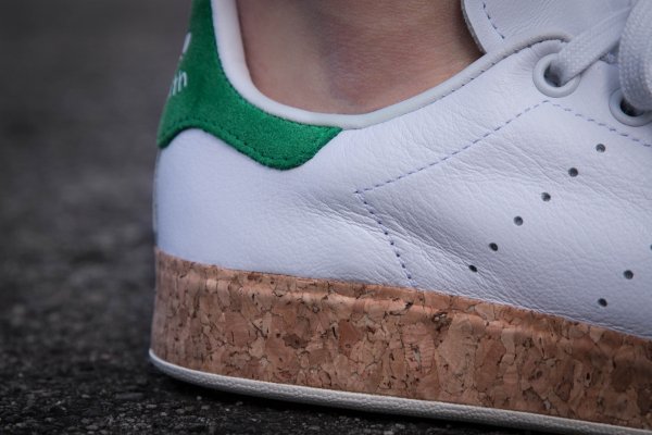 Adidas Stan Smith Luxe W OG Cork White Green (2)