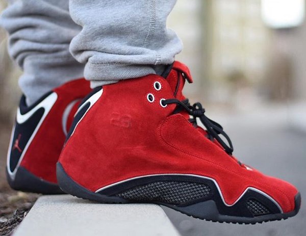 Air Jordan XXI Red Suede - @teehdeeh