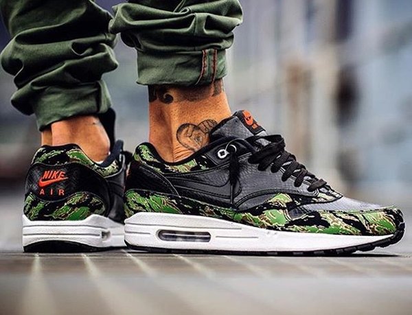 Atmos x Nike Air Max 1 PRM Tiger Snake Camo - @trimstupidino