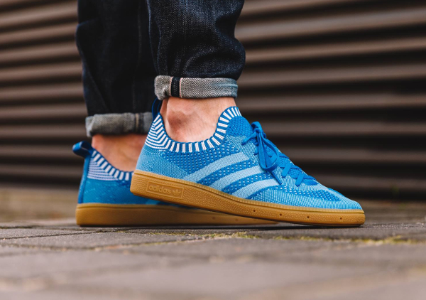 rizo bosquejo Investigación Adidas Very Spezial Handball Primeknit Blue & Clear Onyx