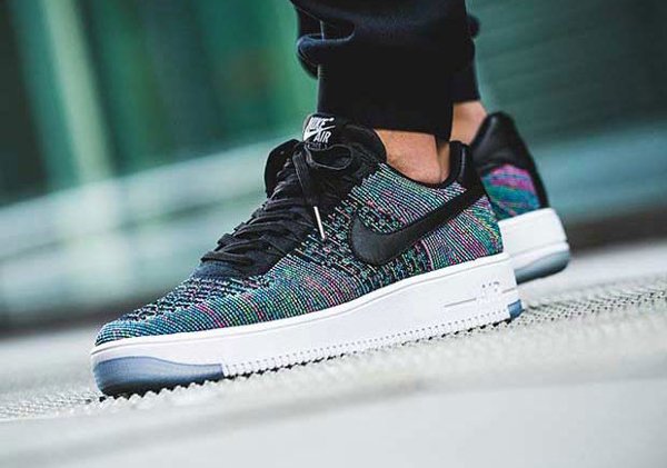 Basket Nike Air Force 1 Ultra Flyknit Low Multicolor Blue Lagoon pas cher (1)